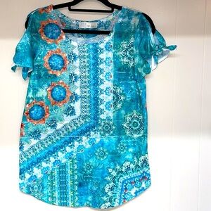 Time and Tru Cold Shoulder Tunic SzS